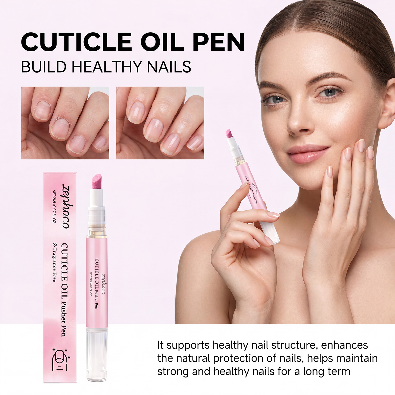큐티클 오일 푸셔 펜 무향 스펀지 팁 건조한 큐티클을  - Cuticle Oil Pen 리뷰 및 가격