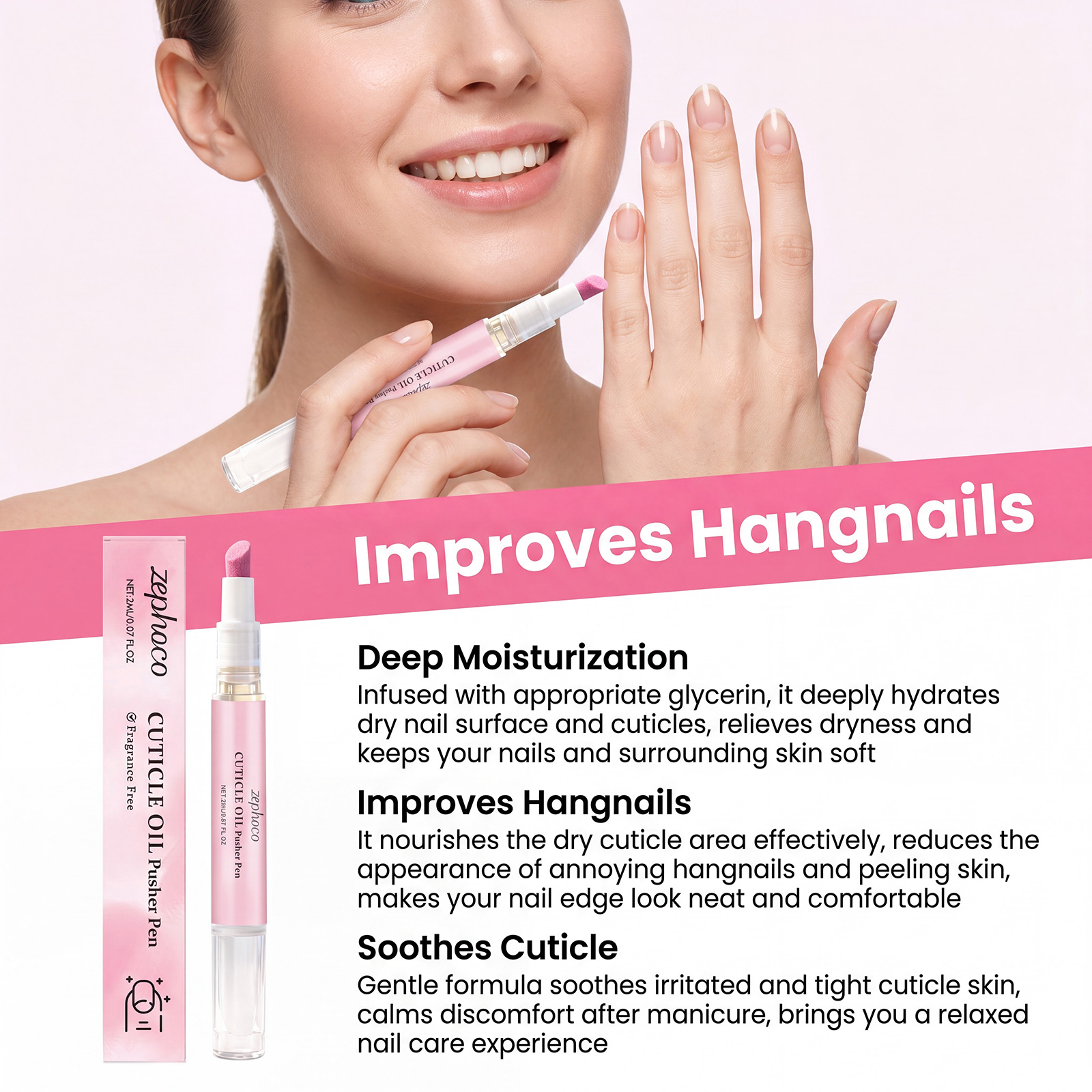 큐티클 오일 푸셔 펜 무향 스펀지 팁 건조한 큐티클을  - Cuticle Oil Pen 리뷰 및 가격