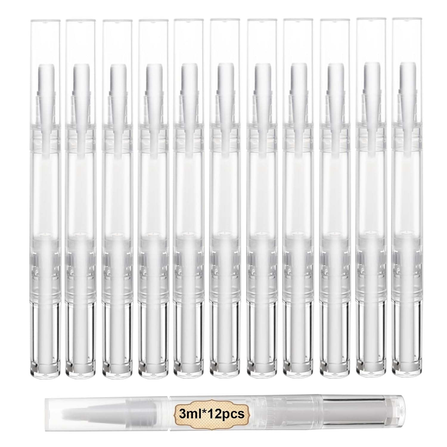 12개 3ml 빈 큐티클 오일 펜, 브러시가 있는 리필 - Cuticle Oil Pen 리뷰 및 가격