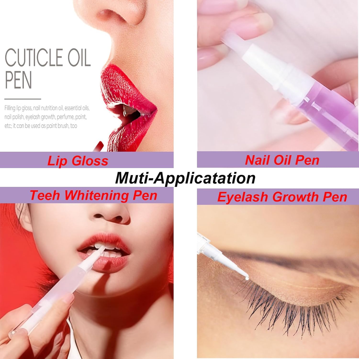 12개 3ml 빈 큐티클 오일 펜, 브러시가 있는 리필 - Cuticle Oil Pen 리뷰 및 가격